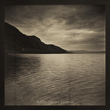 Sunset at Lake Manly - Flooded Salt Flats of Badwater Basin