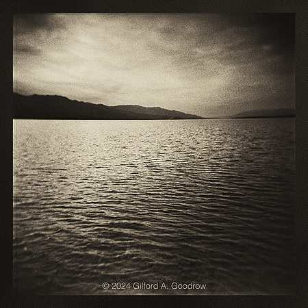 Sunset at Lake Manly - Flooded Salt Flats of Badwater Basin