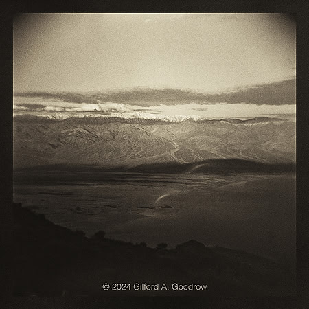 Dante's View - Lake Manly - Flooded Salt Flats of Badwater Basin