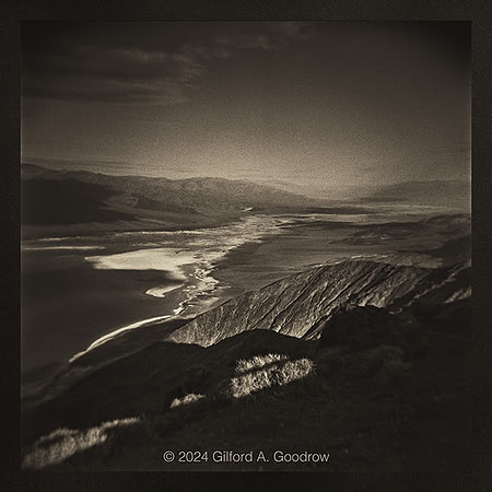 Dante's View - Lake Manly - Flooded Salt Flats of Badwater Basin