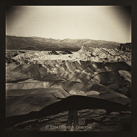 Zabriskie Point Badlands - Manly Peak - Panamint Mountains